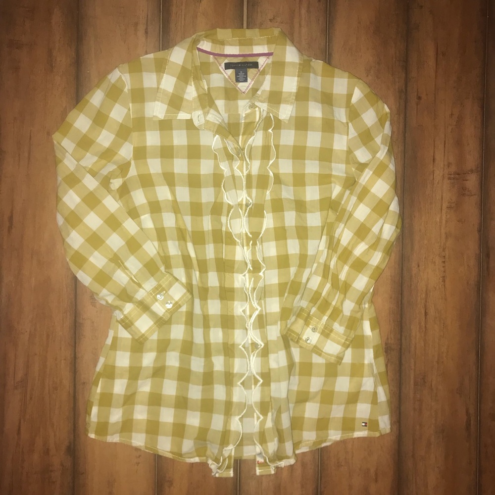 Tommy Hilfiger Button Down Shirt w/Ruffle Detail